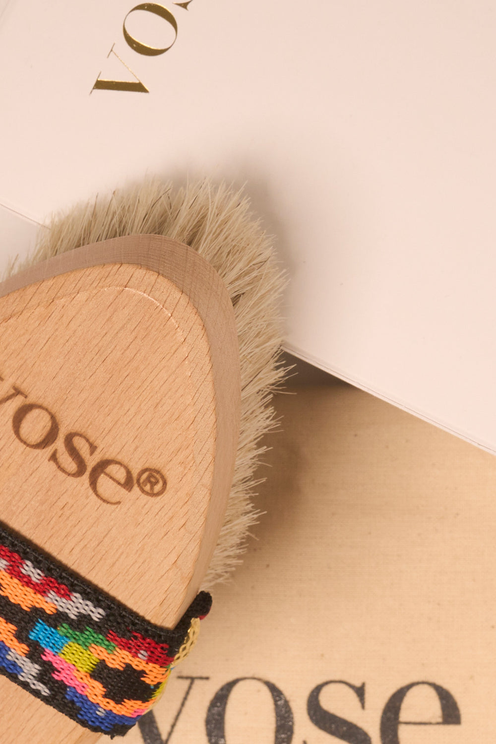 Vose - 100% Horse Hair Body Brush - Tulip