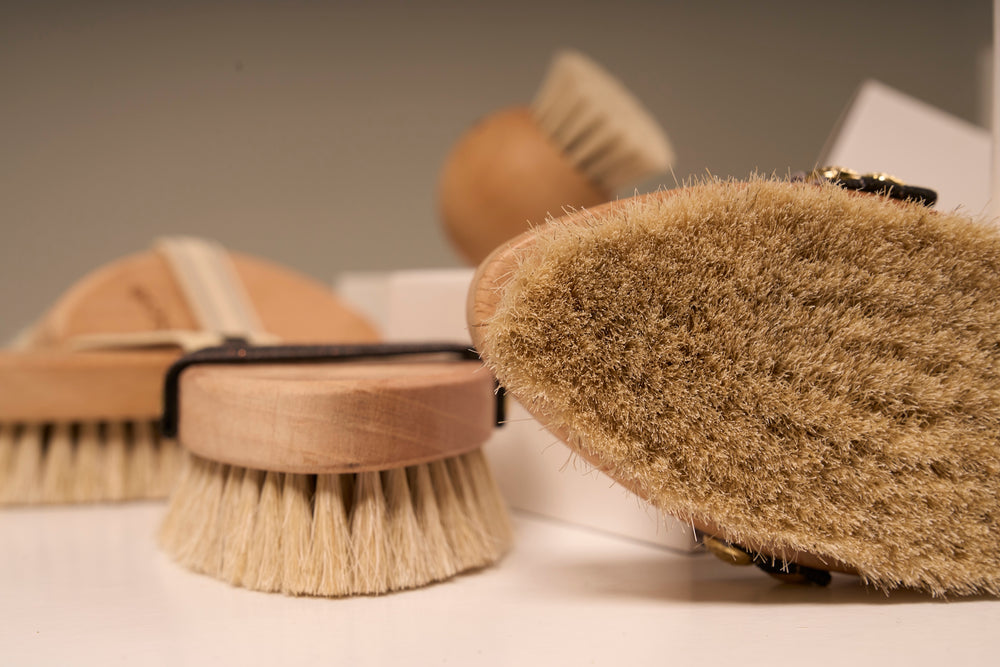Vose - 100% Horse Hair Body Brush - Vanilla