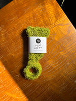 SCRUB WITH ME - Handwoven Exfoliating Shower Mitt - Green