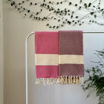 DIAMOND - 100% Organic Cotton Turkish Towel Cherry