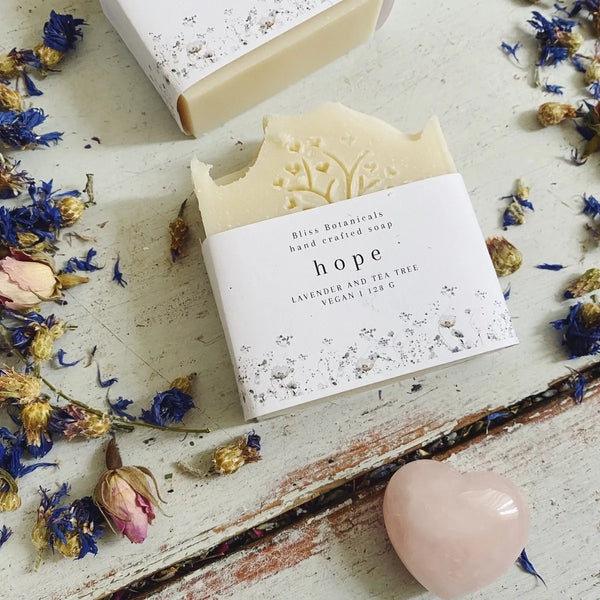 Bliss Botanicals - Hope - Lavender and Tea Tree Cold Pressed Soap - Fig Wellbeing