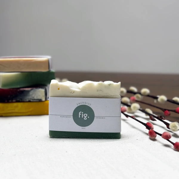 FIG - Energize - Mint Soap + Shampoo Bar - Fig Wellbeing