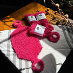 handwoven exfoliating shower & bath mitt