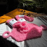 handwoven exfoliating shower & bath mitt