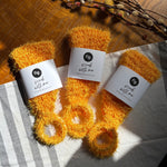 handwoven exfoliating shower & bath mitt