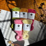 handwoven exfoliating shower & bath mitt