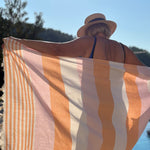 turkish towel orange 2